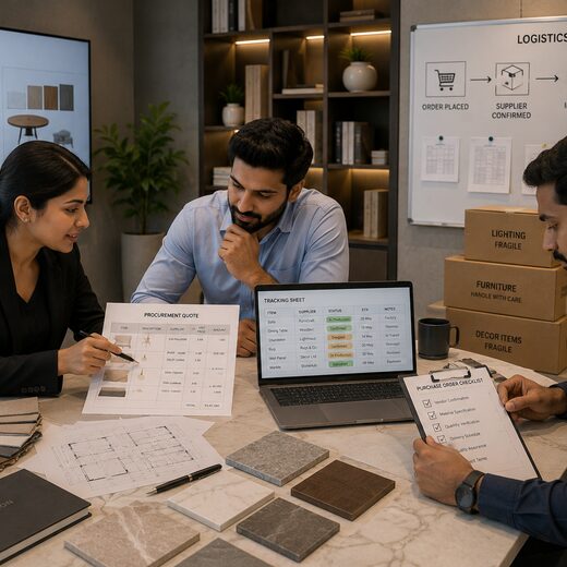 Materials and finishes procurement